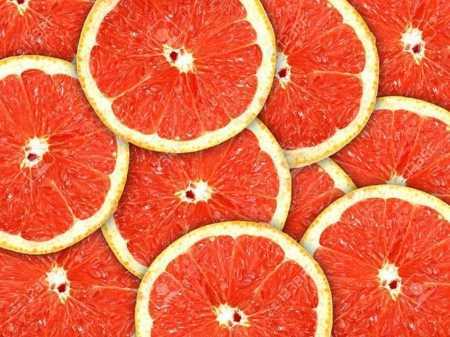 grapefruit slices